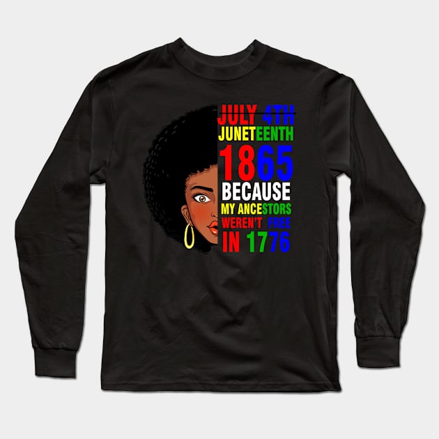 juneteenth day Long Sleeve T-Shirt by Magic Arts